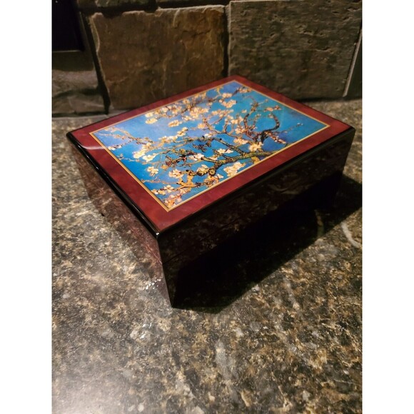 NEW IN BOX! Vintage Collectable Van Gogh San Francisco Music Box Co Jewelry Box - Picture 1 of 15